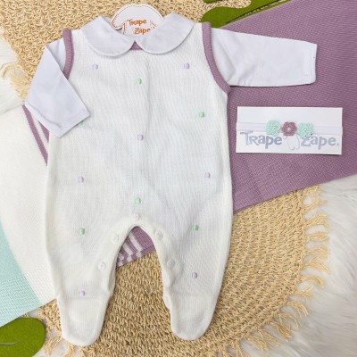 Saída de Maternidade Serenity - Lilás Saída de Maternidade Serenity - Lilás
